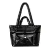 Bolsa Tote de Gran Capacidad para el Día a Día, Bolso Portátil para Hombro o Axila, Bolso Ligero de Plumas Moderno con Múltiples Bolsillos, Bolso Acolchado para Mujeres