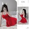 Nuevo deseo puro sexy camisón de tirantes de seda de hielo sexy lencería vaina tentación agua muerta uniforme traje Sao 1019