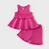 Conjunto de Verano para Niñas, Estilo Delgado, Piezas Separadas para Bebés Niñas, Chaleco para Niños Pequeños, Falda de Verano, Pantalones Cortos, Ropa para Niñas para Salir Yx