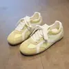 Zapatillas deportivas casuales de suela plana, estilo coreano, transpirables y versátiles, alemanas, nuevas de moda verano 2026, suela suave, malla, caña baja, blancas