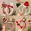Acessório de Cabeça de Natal Alce Laço Faixa de Cabelo Feminina Criativa Engraçada Grampo de Cabelo Faixa de Cabelo de Galho de Alce Faixa de Cabelo para Fantasia de Festa Cabelo