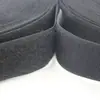 Velcro de Poliéster Preto e Branco Cinza Conjunto de Fecho de Gancho e Argola para Roupas, Bolsas e Sapatos