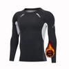 Ropa interior térmica transfronteriza para otoño e invierno, traje para hombre, capa base deportiva, ropa para entrenamiento físico, secado rápido, engrosamiento con felpa, grasa