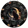 Placa de Madeira de Gato Engraçado para Halloween Transfronteiriça Estilo Americano Abóbora Gato Preto Decoração Atmosfera Festiva Artesanato