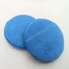 Esponja Redonda para Cuidado del Coche, Pastel de Cera, Disco Pulidor, Esponja con Borde de Microfibra, Esponja para Lavado de Coches, Paño de Alta Densidad