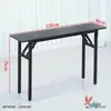 Estante de pared, mesa larga y estrecha, escritorio pequeño de oficina, mesa plegable simple para exteriores, uso doméstico, escritorio de estudio para estudiantes, escritorio de escritura