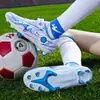 Comercio Exterior Transfronterizo Zapatos de Fútbol Infantiles para Hombres y Mujeres Deportivos Clavos Rotos Estudiantes de Primaria Zapatos de Entrenamiento de Fútbol Sala Suelas de Goma