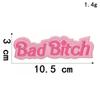Jianxing en stock nuevo personalizado transfronterizo para niña bordado a máquina logotipo bordado parches de tela decoración de ropa parches adhesivos con pegamento trasero