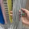 Colar de Pérola de Imitação Swaruo Cristal Pérola Pulseira DIY de Cristal Colar Brincos Acessórios de Cabelo Acessórios