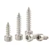 Suministrados Directamente por el Fabricante, Tornillos Autorroscantes de Acero Inoxidable 304 con Cabeza Cilíndrica y Hexágono Interior, Tornillos de Cabeza Cilíndrica, Accesorios de Ferretería Mecánica
