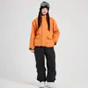 2024 Nuevo Traje de Esquí Impermeable a Prueba de Viento Cálido Traje de Esquí para Hombres y Mujeres Snowboard Doble Tabla Moda Traje de Esquí para Pareja