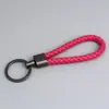 Corda Trançada à Mão, Corda de Couro PU de Alta Qualidade, Pingente para Chaveiro de Carro, Pingente para Bolsa, Pequeno Presente Atacado, Personalizado e Leve