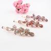 Versión coreana directa de fábrica del nuevo clip de mariposa con diamantes de imitación, accesorios para el cabello, clip lateral, clip femenino, puesto de suministro de comercio exterior