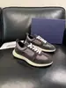 Zapatillas Deportivas Retro Transfronterizas de Cuero Gamuzado y Tela de Nylon con Suela Gruesa Dentada con Patrón en D y Cordones de Bloques de Color para Hombre