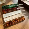 Empujador de mahjong americano con estampado de leopardo con fijación magnética, empujador de mahjong americano acrílico, empujador de mahjong americano