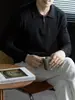 Suéter de Lana Modal de Lujo Old Money con Media Cremallera para Hombre, Otoño e Invierno, Gama Alta, Grueso, Cálido, Tejido Elástico