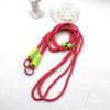 Amarrado Tecido Correia Corda Novo Intercolor Crossbody Mobile Phone Corda Celular Alça Corrente Suspensa Cordão Traseiro Clipe Ajustável