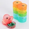 Caja de Almacenamiento Portátil Sub-Paquete de 2 Pastillas Caja de Pastillas Simple de Grado Alimenticio Personalizada Caja de Pastillas Mini Portátil