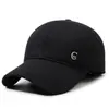 Chapéu Masculino de Inverno Veludo Proteção de Orelha Quente Boné com Aba Média Idade e Idosos Pai e Avô Outdoor Resistente ao Frio Chapéu de Beisebol de Algodão