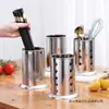 Portapalillos engrosado de acero inoxidable, grado comercial, para restaurantes y establecimientos de catering, con función de drenaje, adecuado para cocinas domésticas y comerciales
