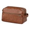 Neceser de Doble Capa Nuevo Cuero PU Ligero Multifuncional Gran Capacidad Almacenamiento Viaje Portátil Bolsa de Almacenamiento de Alto Valor