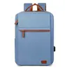 Nova mochila de negócios, bolsa para computador simples e casual, mochila de grande capacidade para viagens de negócios e viagens, mochila versátil de cor sólida