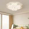Luminária de Teto para Quarto Principal Estilo Creme Romântica Proteção para os Olhos Sala de Estar Lustre Moderno Simples e Atmosférico Novo Estilo 2025