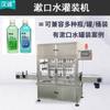 Máquina portátil desechable para rellenar enjuague bucal automática de flujo libre equipo de máquina para tapón de rosca de botella de líquido de yodóforo