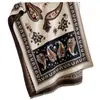Bufanda Jacquard Clásica Nueva Otoño/Invierno 2026 para Mujer, Chal Cortavientos Paisley, Calentador de Cuello Grueso Cálido de Cachemira Sintética