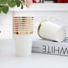 Taza de Papel Desechable para Fiesta Colorida Engrosada Taza para Bebidas Frías de Fiesta Taza para Pastel 250ml Taza de Papel para Uso Doméstico Infantil