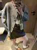 Falda Corta de Cuero PU Estilo Moderno para Viajar Petite de Cintura Alta que Cubre la Cadera Adelgazante Temperamento MQ2004