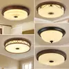 Luminária de teto vintage para quarto estilo italiano, Luminária redonda de tecido retro artística estilo sul-asiático para quarto principal, Luminária minimalista para escritório