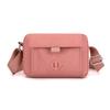 Bolso de Hombro para Mujer con Logo Personalizado de Zorro Colorido Estilo Coreano Moda Trendy Bolso Cruzado Bolsa para Teléfono Móvil Llaves