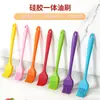 Em estoque pincel de silicone para óleo pincel tudo-em-um para panqueca pincel de óleo pincel para churrasco resistente a altas temperaturas tamanho pequeno pincel de silicone