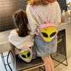 Bolsa Infantil Estilo Coreano 2024 Verão Nova Bolsa de Ombro Transparente a Laser de Alienígena Meninas Bolsa de Ombro Transparente de Gelatina