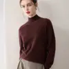 Suéter de Cachemir 100% Puro Kangsai Ni de 14.5 Micrones para Mujer, Tejido de Punto Holgado, Top Base, Ropa Interior