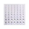 Set de Pegatinas Brillantes de Pedrería Antiadherentes para el Cabello Maquillaje de Escenario Pegatinas Decorativas Brillantes de Pedrería para la Cara Fiesta Festival de Música Pedrería de Estilismo