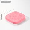 Acero Inoxidable 304 Tapa de Silicona Cocina Hogar Cuadrado Plato para Dips Portátil a Prueba de Fugas Taza Dorada para Salsas con Tapa 180ml