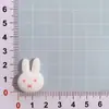 Acessórios de Resina de Coelho Miffy Fofo Acessórios de Cabelo DIY Material para Capa de Celular Patch Flor para Sapato Chaveiro Acessórios Decorativos Lote