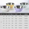 Tigela de Mistura para Salada de Aço Inoxidável para Comércio Exterior Japonês e Coreano com Bico Dosador Graduado, Tigela Doméstica para Assar e Bater Ovos, Tigela para Salada de Cozinha