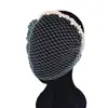 Diadema Vintage Amazónica Europea y Americana Cobertura Nupcial Banda de Malla para el Cabello Adorno para el Cabello Elegante Accesorios para el Cabello de Fiesta para Mujeres Velo para Cubrir la Cara