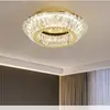 Luz principal de sala de estar de lujo ligero, 6 nuevas lámparas de techo de cristal, lámpara de protección ocular simple y elegante para dormitorio, accesorios de iluminación Zhongshan, otros