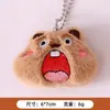 Broche de Pelúcia Urso Coelho Fofo Pingente de Bolsa Pequeno Brinquedo Broche Acessório Dia das Crianças Acessório de Chaveiro para Mulheres