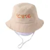 Sombrero de Pescador Personalizado Estilo Primavera y Verano con Estampado de Dibujos Animados para Bebés, Reversible, Moderno, Transpirable, de Secado Rápido, Sombrero de Protección Solar