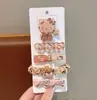 Accesorios para el Cabello de Dibujos Animados para Niños Pinza para el Cabello de Gato Marrón Pinza Lateral Pinza para el Flequillo Ropa para la Cabeza de Bebé de Otoño e Invierno Pinza para el Cabello Linda para Niñas