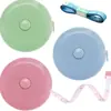 Cinta Métrica de Plástico 1.5m Cinta Enrollable Cinta Curva Cinta Suave Cuerpo Pequeño Cinta Métrica para Medir el Cuerpo