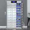 Gabinete para platos de comedor personal multi-puerta fábrica lonchera tazón palillos almacenamiento aparador acero inoxidable gabinete de desinfección gabinete de comedor