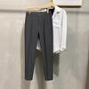 Pantalones para hombre primavera y otoño rectos sueltos combinan con todo pantalones casuales para hombre marca de moda para hombre pantalones drapeados hasta el tobillo pantalones de traje