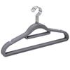 42cm Colgador de Ropa Antideslizante Aterciopelado Organizador de Plástico Sin Costuras Colgador de Ropa para Dormitorio Colgador de Ropa para Almacenamiento en Casa
