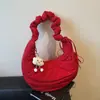 2025 Nuevo Bolso Cruzado Casual Simple Plegado para Debajo del Brazo Moda para Mujer Versátil Bolso Nube Bollo Bolso de Hombro Tote